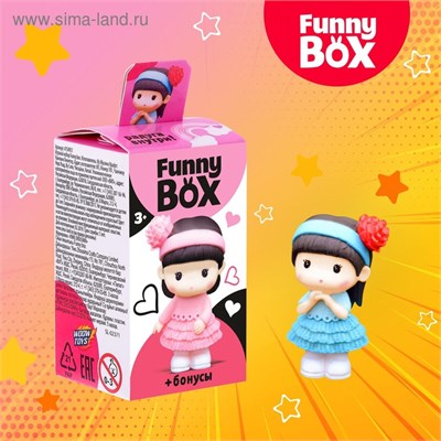 Набор для детей Funny Box "Девочка с мишкой" Набор:радуга, инструкция,наклейки,МИКС  4154951 4154951