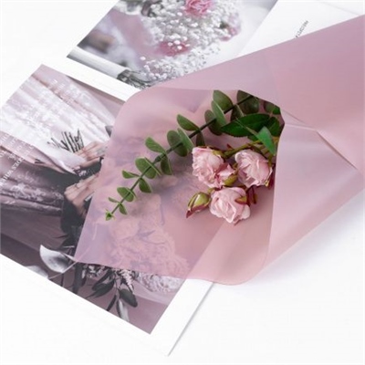 Пленка матовая однотонная 58*58см Светло Красно-коричневый 18 20 листов  т.м.60 88017982