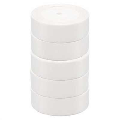 А Лента атласная 2,5см*25Y, 01 Белая  тм 5/300 4886601