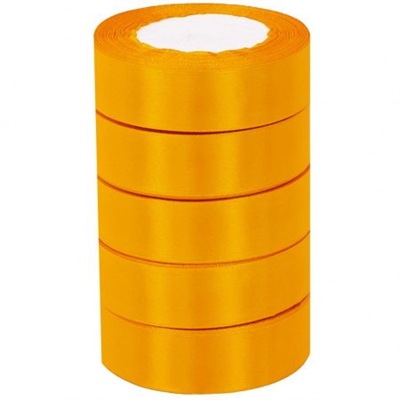 А Лента атласная 2,5см*25Y, 16 Ярко-желтая тм 5/300 88011094