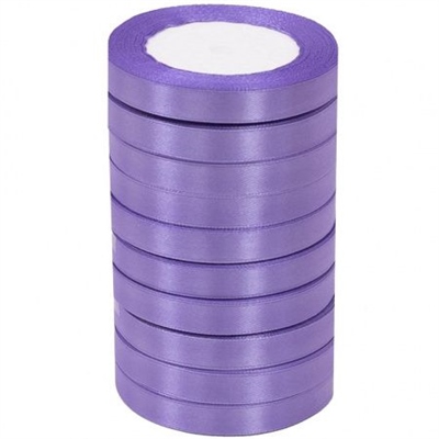 Лента атласная 1,2см*25Y, 21 Сиреневая т.м 10/500 88017654