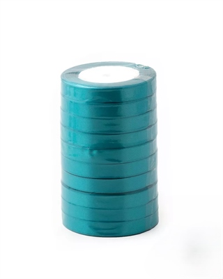 Лента атласная 1,2см*25Y, 47 Бирюза  т.м 10/500 88048362