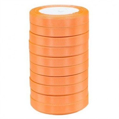 Лента атласная 1,2см*25Y, 88 Абрикос  т.м 10/500 88043991