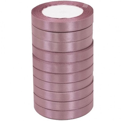 Лента атласная 1,2см*25Y, 91 Пудровая т.м 10/500 88017667