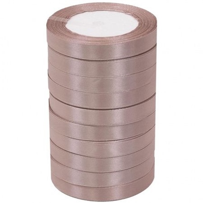 Лента атласная 1,2см*25Y, 92 Пыльно розовый т.м 10/500 88017668