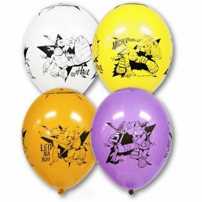 Шар (14"/36 см) Шелкография Пастель Черепашки-Нинзя 25 шт BELBAL 2134107