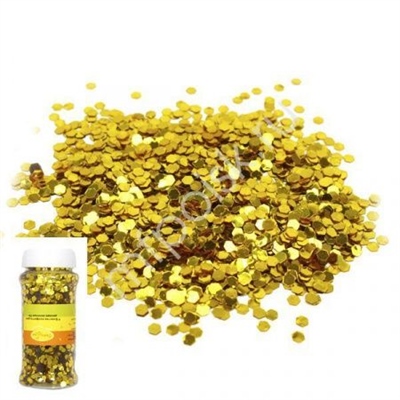 Блестки конфетти для декора Золотые 70г 2007213