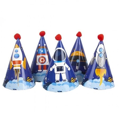 Колпак Космос, Ассорти дизайнов 16см 5 шт 88023819