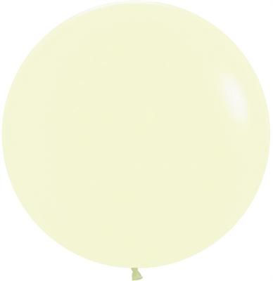 Шар (24"/61 см) Макарунс Светло-жёлтый (620) 3шт Sempertex 88013153