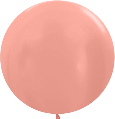 Шар (24"/61 см) Металлик Розовое золото (568) 3шт Sempertex 88013151