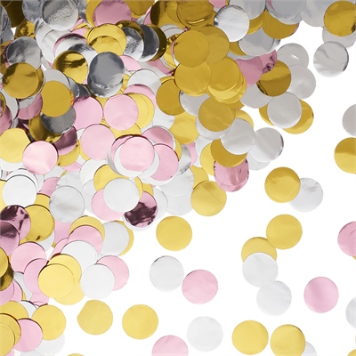 Конфетти фольга Круги Ассорти 2см 50гр 20030122