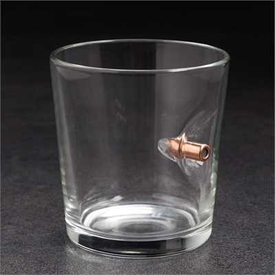 Стакан граненый с пулей "Непробиваемый. Крафт", 250 мл 5182400 5182400