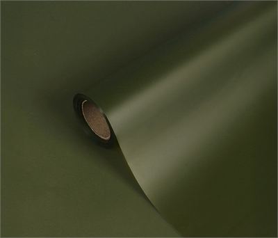 Упак. материал флористическая пленка "Vogue" 50 мкр, 60 см х 10м, оливково-зеленый 88049880