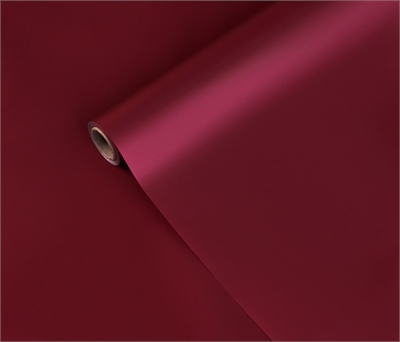 Упак. материал флористическая пленка "Монако" 65 мкр, 58 см х 10м, винный 88049829