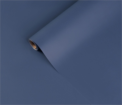 Упак. материал флористическая пленка "Монако" 65 мкр, 58 см х 10м, синяя гавань 88049805