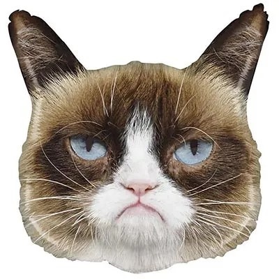G 28 Фигура Сердитая кошка / Grumpy Cat / 1 шт /, Фольгированный шар 88049758