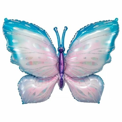 К 40 Бабочка нежная / Gentle butterfly / 1 шт /, Фольгированный шар 88049699
