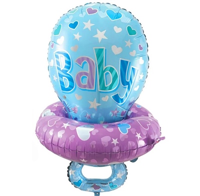 К 38 Пустышка детская Голубой / Baby Pacifier Blue / 1 шт. / Фольгированный шар 88049722