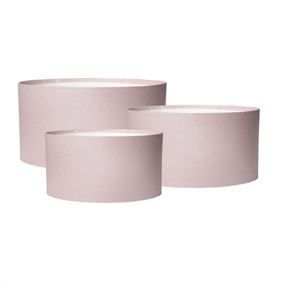 Набор коробок 3 в 1 "Премиум", цилиндр, Пыльно-розовый, 25*12, 21*10, 18*8 см / набор / 88049538