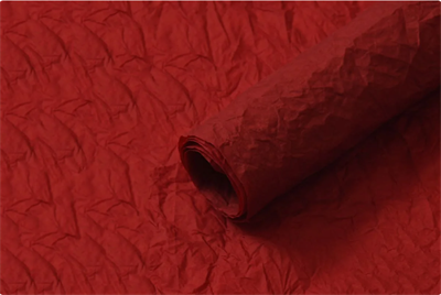 Жатая водонепроницаемая бумага 56см х 56см х 5шт Красный 19163