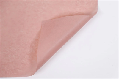 Тишью бумага однотонная 17гр 50см х 70см х 36шт Персиковый, плотность 17 гр 17301