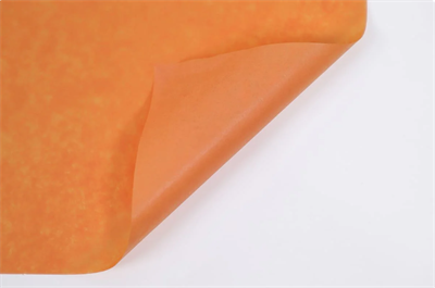 Тишью бумага однотонная 17гр 50см х 70см х 37шт Оранжевый 16949