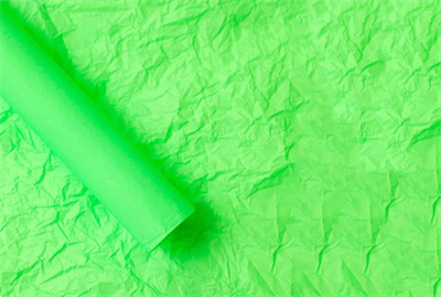 Тишью бумага однотонная жатая 26гр 50см х 70см х 20шт Зелёный 19349