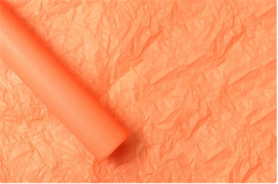 Тишью бумага однотонная жатая 26гр 50см х 70см х 20шт Коралловый 19353