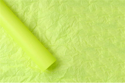 Тишью бумага однотонная жатая 26гр 50см х 70см х 20шт Лайм 19351