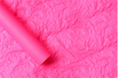 Тишью бумага однотонная жатая 26гр 50см х 70см х 20шт Фуксия, плотность 26 гр 19350