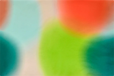 Тишью бумага цветной градиент 35гр 50см х 70см х 20шт Салатовай Оранжевый 20108