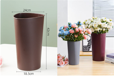 Ваза флориста треугольная горловина размер L (h=41см, верх 24см) Коричневый 20222