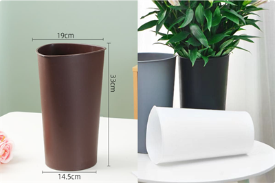 Ваза флориста треугольная горловина размер M (h=33см, верх 19см) Коричневый 20218