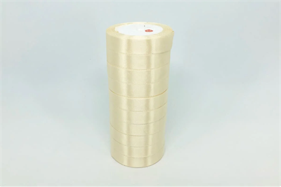 Лента атласная на пенопласте (20мм х 25ярд) Кремовый 08 01498