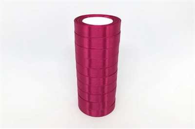 Лента атласная на пенопласте (20мм х 25ярд) Розово-красный 28 01505