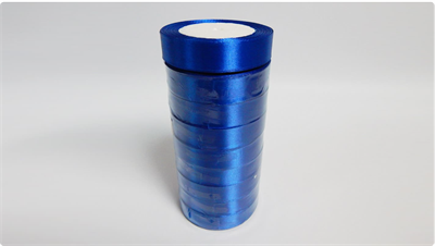 Лента атласная на пенопласте (20мм х 25ярд) Синий 40 00035