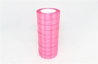 Лента атласная на пенопласте (20мм х 25ярд) Тёмно-розовый 65 16261