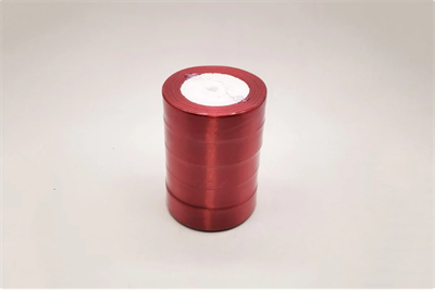 Лента атласная на пенопласте (25мм х 25ярд) Бордовый 33 16902