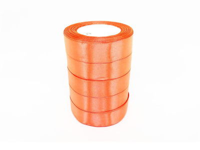 Лента атласная на пенопласте (25мм х 25ярд) Коралловый 23 01517