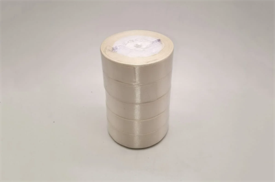 Лента атласная на пенопласте (25мм х 25ярд) Кремовый тёмный 64 16900