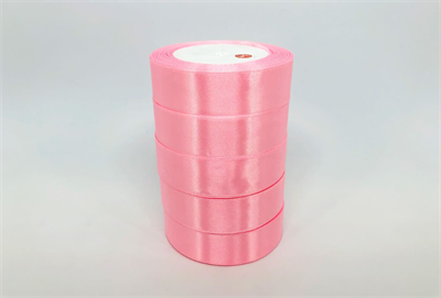 Лента атласная на пенопласте (25мм х 25ярд) Нежно-розовый 04 01513