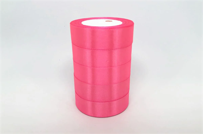 Лента атласная на пенопласте (25мм х 25ярд) Розовый 05 01514