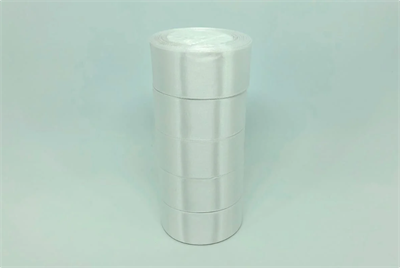 Лента атласная на пенопласте (40мм х 25ярд) Белый 01 01535