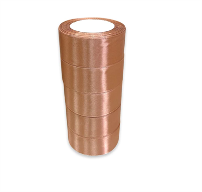 Лента атласная на пенопласте (40мм х 25ярд) Коричневый 126 17810