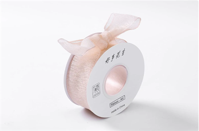 Лента мелкая сетка «Снежный шёлк» (4,0см х 20ярд) Шампань 17937