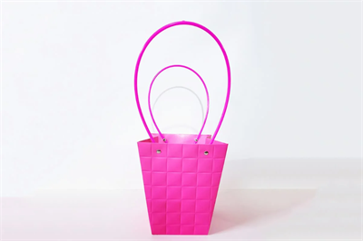 Пакет для цветов крафт форма-1 размер XL (17/17 х 11.5/11.5 х 20см) 10 шт Фуксия, плотность 230 гр 17823