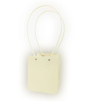 Пакет для цветов крафт форма-2 размер L (13 х 12.5 х 15см) 10 шт Молочный, плотность 230 гр 21380