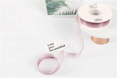 Лента органза с переливом цвета (2,5см х 30ярд) Фиолетовый 19326