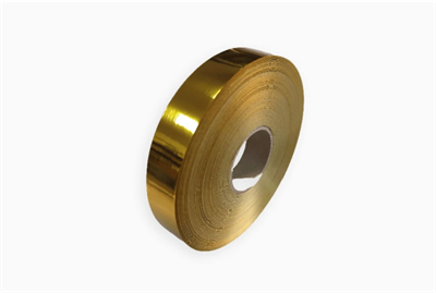 Лента полипропилен на катушке (20мм х 100ярд) Металлик Золото 18262