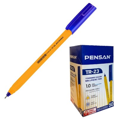 Ручка шариковая Pensan ТR-23 узел-игла 1.0 синие 9202076 9202076